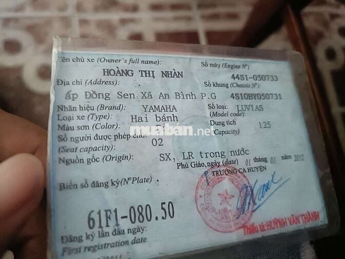 Xe nhà không chạy cần bán
