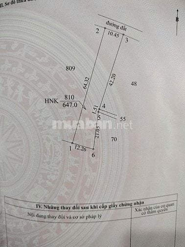 Nhà và đất. 650m2 có 10m mặt tiền. Chủ bán gấp 6xxtr