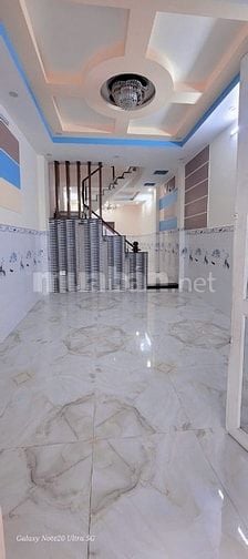 Nhà hẻm 730/ Hương Lộ 2, Bình Trị Đông A, Bình Tân, 4x14, 3 lầu + ST, 