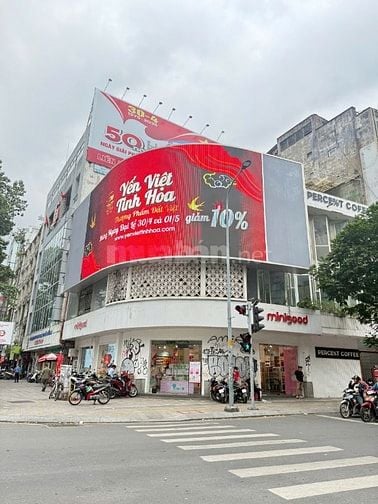 Cho thuê nhà góc 2 mặt tiền  Nguyễn Thái Học P. PNL Q.1