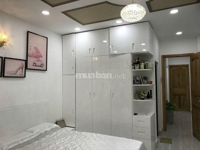 NHÀ 4 TẦNG - GÓC 2 MẶT TIỀN ĐƯỜNG VẠN KIẾP - KHU ĂN UỐNG 