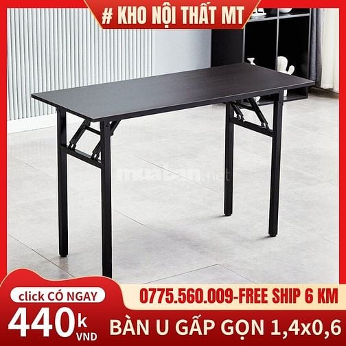 BÀN CHỮ U GẤP GỌN, nhiều MÀU, giá RẺ