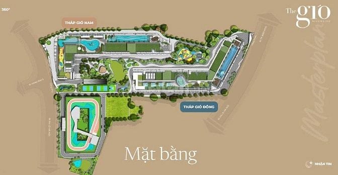 The Gió Riverside Căn hộ góc 2pn 2wc ven sông Đồng Nai TT 3 TP MĐ