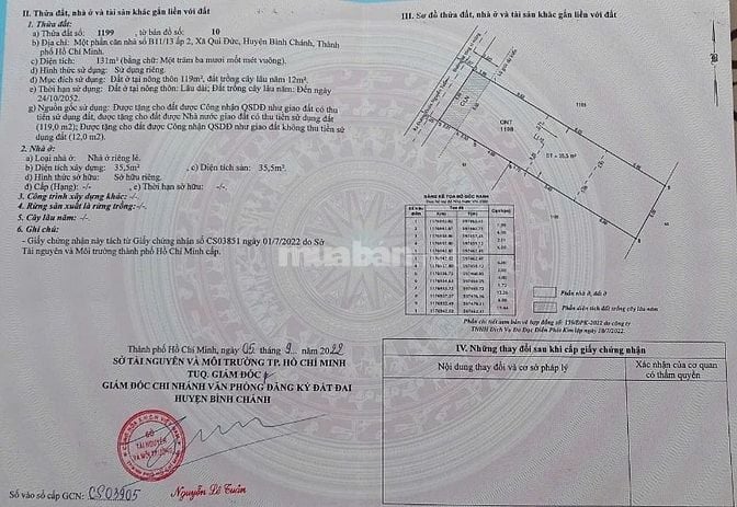 CHÍNH CHỦ CẦN BÁN GẤP 7 LÔ ĐẤT THỔ CƯ