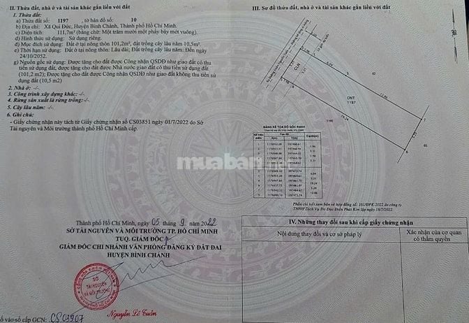 CHÍNH CHỦ CẦN BÁN GẤP 7 LÔ ĐẤT THỔ CƯ