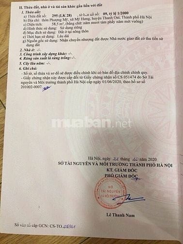 Bán nhà mỹ hưng thanh oai hà nội 