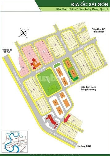 Bán đất dự án 10 mẫu Quận 2 cũ đường Nguyễn Duy Trinh (100m2) 10.5 tỷ