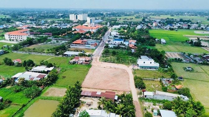 Bán đất SHR (163m2) cạnh Vinhomes Hậu Nghĩa - Long An. Giá 16 triệu/m2