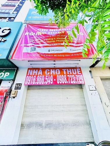 ❇️❇️❇️ Cho Thuê Nhà: 652 Đường 3/2 - Quận 10 - 4x20m, 1 trệt, 1 lửng