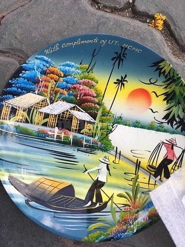nhận gia công hộp bánh sơn mài, tranh sơn mài, hộp name card sơn mài