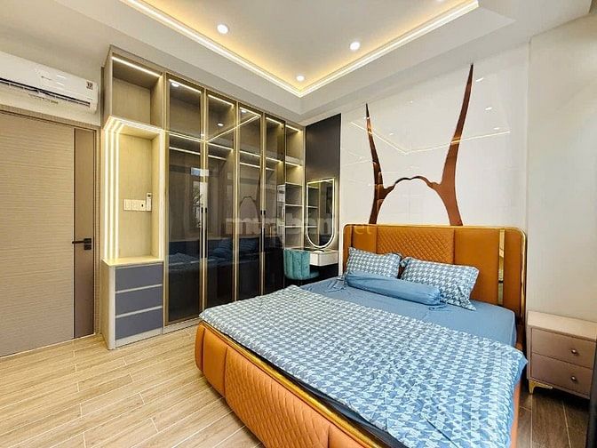 Nhà đẹp xây mới Full Nội Thất ,Lê Văn Thọ,P15,GV 4x16 trêt 2 lầu ST