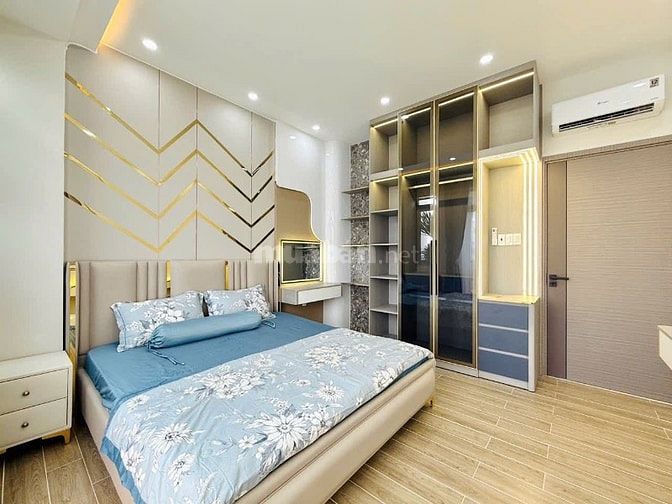 Nhà đẹp xây mới Full Nội Thất ,Lê Văn Thọ,P15,GV 4x16 trêt 2 lầu ST