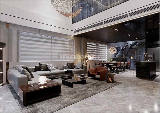 NHÀ PHỐ NGUYỄN SƠN - THIẾT KẾ  DUPLEX - 7TẦNGTHANG MÁY - MẶT TIỀN 5.7M