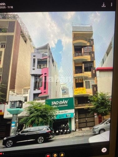 GĐ CẦN BÁN NHÀ MẶT TIỀN VÕ VĂN TẦN P5,Q3 8x22M,DTCN 167M2,GIÁ 91,8 TỈ 