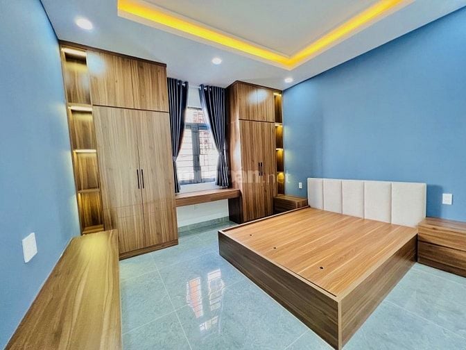 THỐNG NHẤT - GÒ VẤP - ĐƯỜNG 8m CÓ LỀ BÀN CỜ - 4 x 18 - 4 TẦNG - 8 TỶ