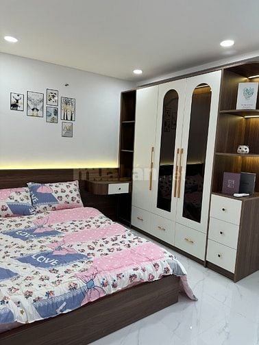 Giá tốt,2lau,Nguyễn Văn Đậu,Bình Thạnh,4x12m,Full nội thất,hơn 5ty