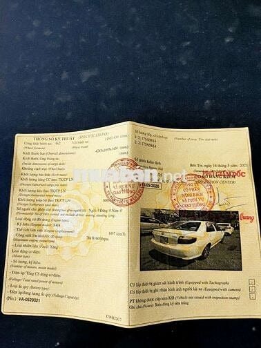 Cần bán chiếc vios như hình