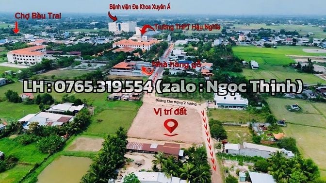 Chính chủ bán gấp 158m2 đường 3/2 cách Vinhomes Hậu Nghĩa vài mét, SHR