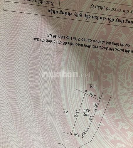 Nhanh tay sở hữu 63 m đất thổ cư Thôn 1,Trại Gần,Song Phương,Hoài Đức