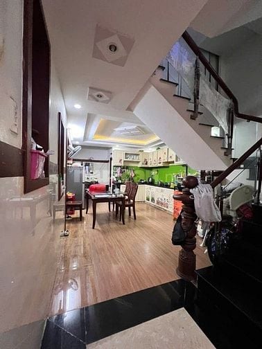 Nhà khu đồng bộ 4 x 14 đúc 1 lững 3 lầu hẻm 8m lê văn thọ p14 gò vấp 
