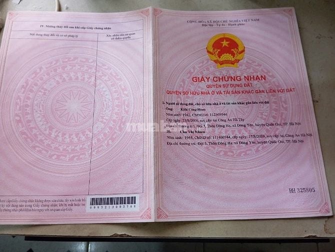 Bán đất phun thổ cư, điện tích 436 m2 phun đẹp vuông vắn ,ô tô vào tận