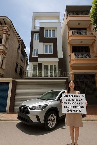 BÁN NHÀ 5 TẦNG PHÂN LÔ QUÂN ĐỘI -Ô TÔ-100M2-HOÀNG VĂN THÁI -THANH XUÂN