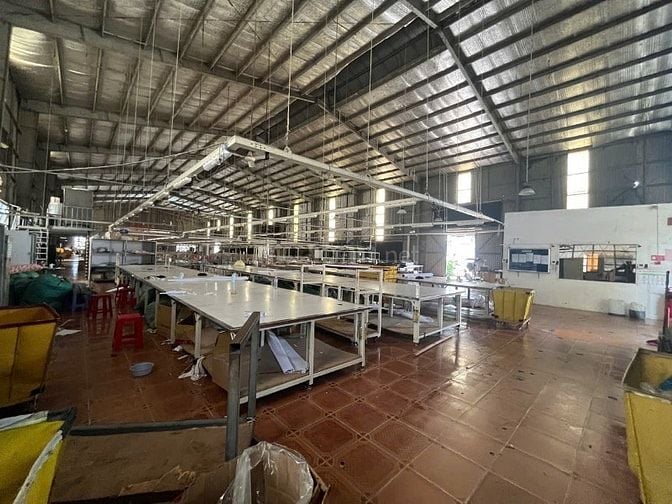Cho thuê xưởng may Hóc Môn dt 5200m 
