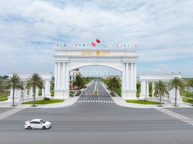 Đất trung tâm hành chính thủ thừa Agora City, 19t/m2 sổ hồng lâu dài.
