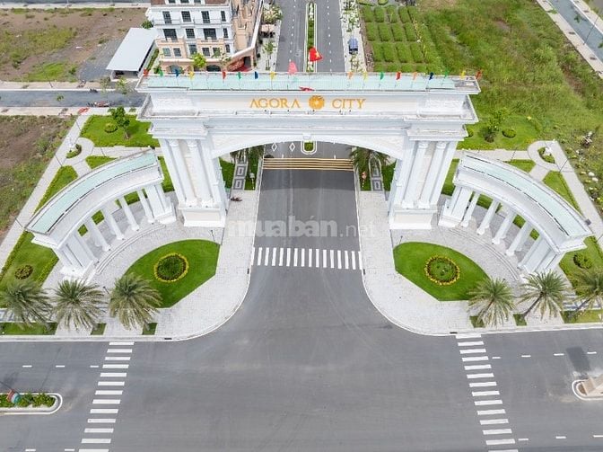 Đất trung tâm hành chính thủ thừa Agora City, 19t/m2 sổ hồng lâu dài.