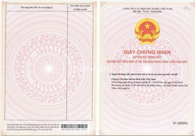 Đất trung tâm hành chính thủ thừa Agora City, 19t/m2 sổ hồng lâu dài.