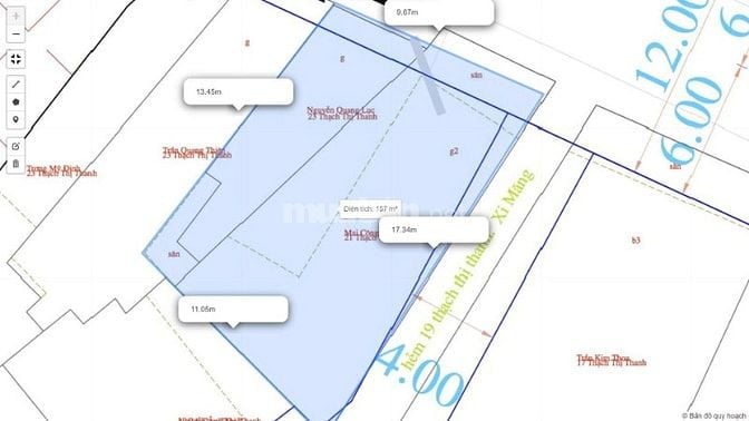 NHÀ GÓC 2MT CHỈ 56 Tỷ - Đường Thạch Thị Thanh, Phường Tân Định, Quận 1