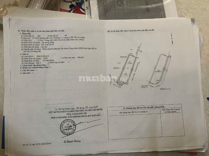 NHÀ 2 MẶT HẺM ĐƯỜNG MỄ CỐC P15 Q8 (SAU CHỢ VẠN NGUYÊN) SHR HOÀN CÔNG