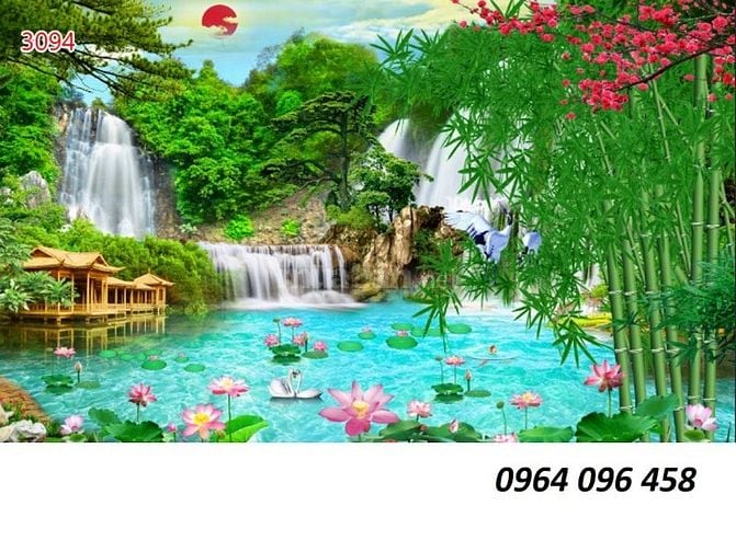 tranh gạch 3d ốp tường rào - CCX54