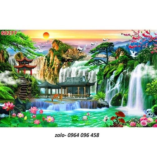 tranh gạch 3d ốp tường rào - CCX54