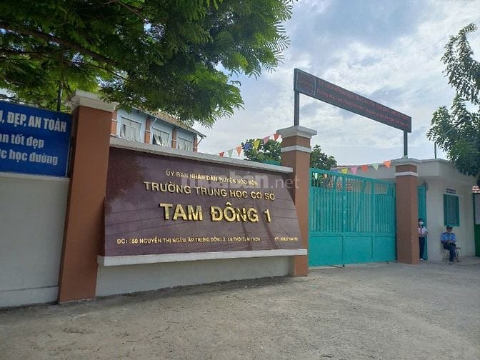 Bán nhà MT Nguyễn Thị Ngâu ngay trường Tam Đông Hocmon 