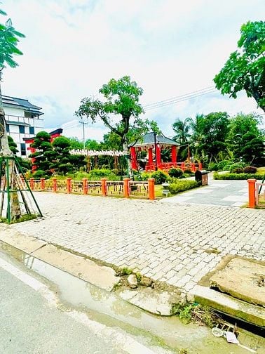 Nền đất 163m2 Đối diện VinGroup-Sát trường Học THPT Hậu Nghĩa-Thổ Full