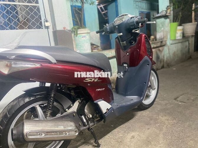 SH 150i nhập Ý 2008 máy zin chưa rớt đầu màu đỏ đô