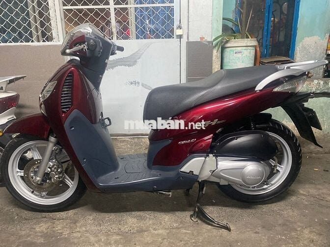SH 150i nhập Ý 2008 máy zin chưa rớt đầu màu đỏ đô