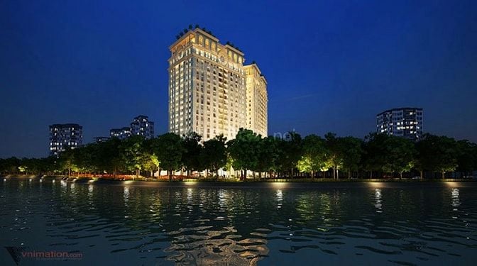 Penthouse tầng 22-23 D. Le Pont Dor Hoàng Cầu 378m2 và 406m2 113tr/m2