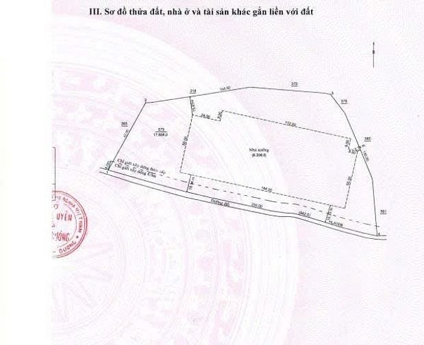 Bán nhà xưởng 8.208m2 tại Tân Vĩnh Hiệp, Tân Uyên, Bình Dương.