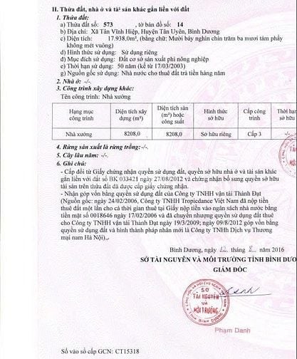 Bán nhà xưởng 8.208m2 tại Tân Vĩnh Hiệp, Tân Uyên, Bình Dương.