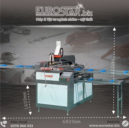 MÁY CẮT NHÔM TẤM CNC 3 TRONG 1