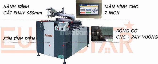 MÁY CẮT NHÔM TẤM CNC 3 TRONG 1