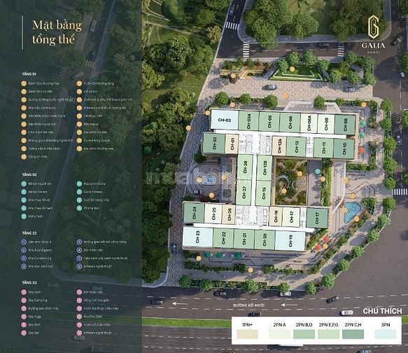 HOT! Booking 50tr/căn sở hữu Galia Hà Nội-Căn hộ đẳng cấp Nam Hà Nội!