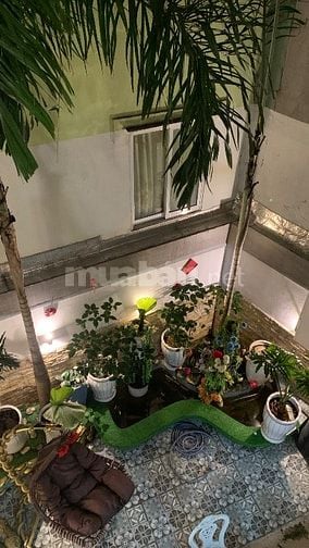 Nhà đẹp sang vô ở liền, có sân sau có hồ cá koi, hẻm xe hơi 