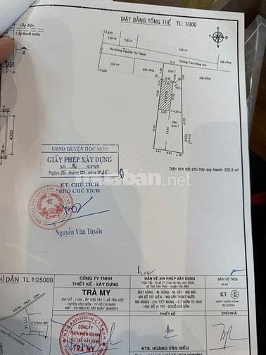 ✅⏩BÁN ĐẤT 245M TẶNG NHÀ LẦU 2/ NGUYỄN THỊ THẢNH,THỚI TAM THÔN ,HÓC MÔN