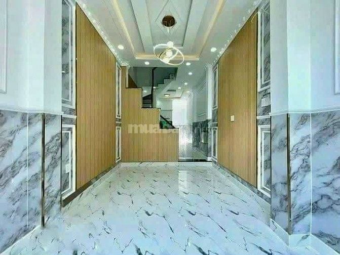 Huỳnh Tấn Phát, Quận 7 Nhà mới 3 tầng BTCT – Ngang 4.2m, nở hậu 4 TỶ T