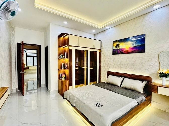 Bán nhà HXH thông tứ phía 1T1L ngang 5m, DT:75m2, SHR không quy hoạch.