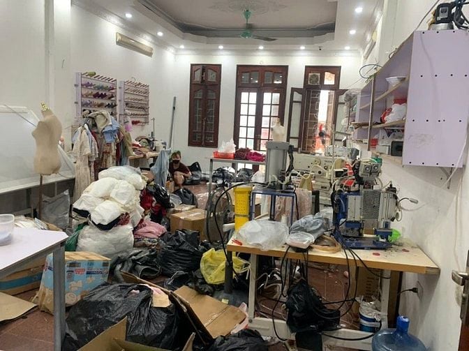 Cho thuê nhà mặt ngõ ô tô 90m2 x 5 tầng ở Kim Giang giá 26tr/tháng