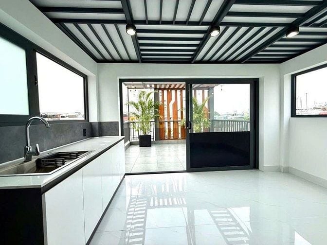 BÁN NHÀ ĐẸP THIẾT KẾ HIỆN ĐẠI XE HƠI ĐẬU ĐƯỢC TRONG NHÀ Đ.PHAN TÂY HỒ